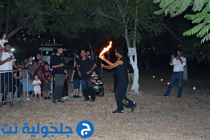 فعاليات ليلية باحضان الطبيعة في وادي قانا في جلجولية